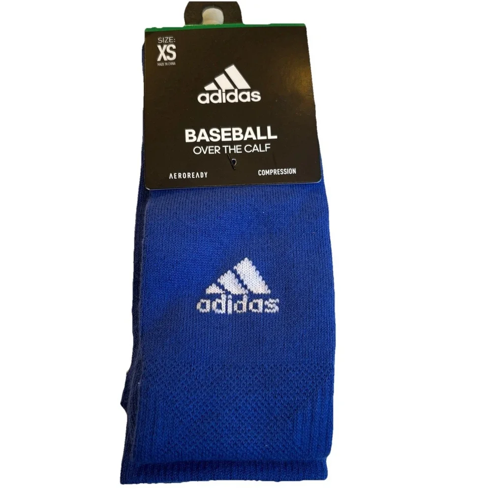 Adidas Unisex-Adult Over The Calf Aero ready Compression Team Royal Blue XS‎